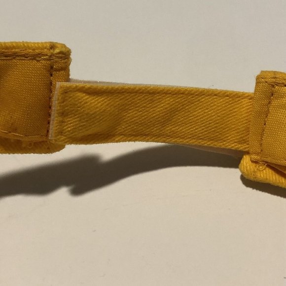 Vintage Kee And Ed Yellow Embroidered Catalina Island Adjustable Golf Visor Hat - Picture 11 of 11